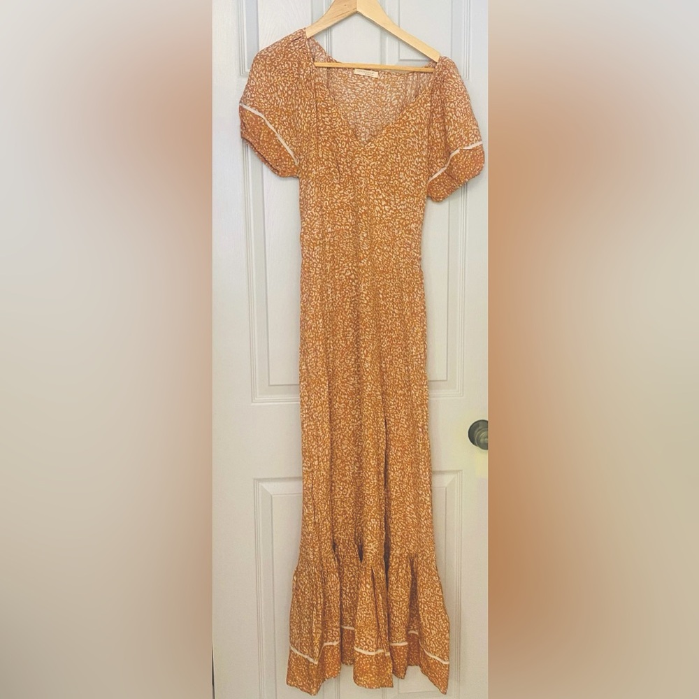 Women's Orange Maxi Dress
